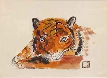 Sumi-e in Mobile: Year of the Tiger