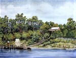 Bellingrath Gardens and Home History: Belle Camp Painting by Paula Webb and Thomas McGehee