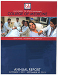 University of South Alabama College of Medicine Annual Report for 2011-2012