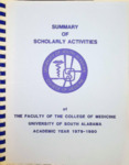 University of South Alabama College of Medicine Annual Report for 1979-1980