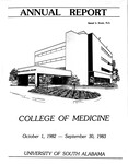 University of South Alabama College of Medicine Annual Report for 1982 - 1983 by College of Medicine