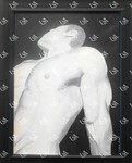 Black and White Male Nude by Lori Jacobus-Crawford