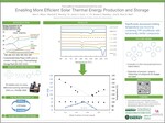 Enabling More Efficient Solar Thermal Energy Production and Storage